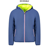 Norway 1963 Blue Polyamide Men's Reversible Jacket -   -  Norway 1963.